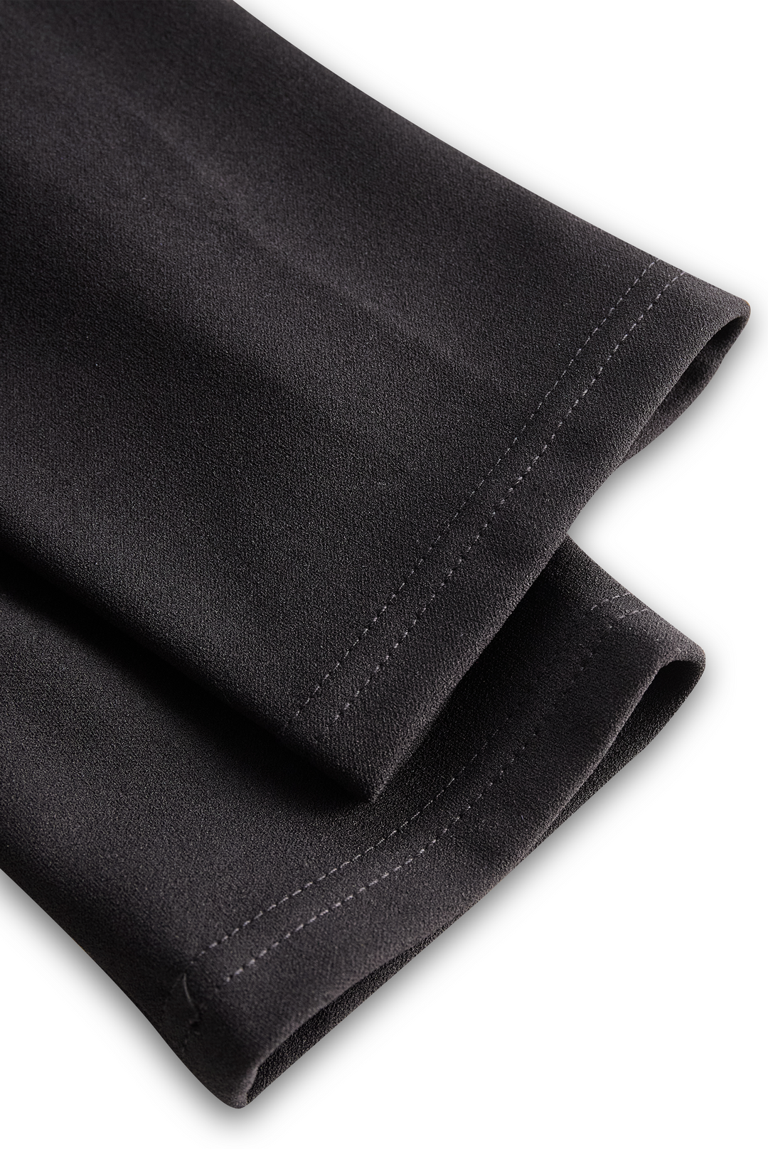 Catherine | Refined Black Belted Dress