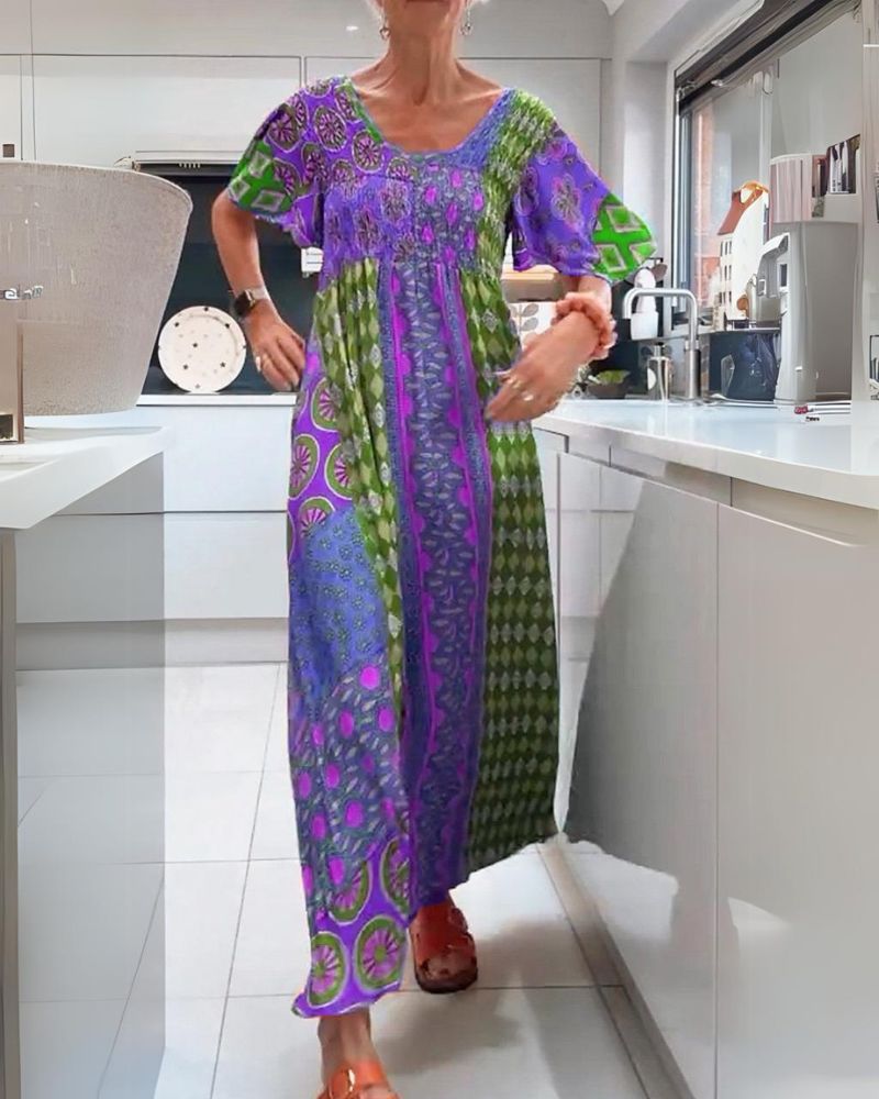 ADDISON | COLORFUL BOHEMIAN DRESS