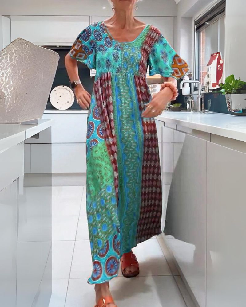 ADDISON | COLORFUL BOHEMIAN DRESS