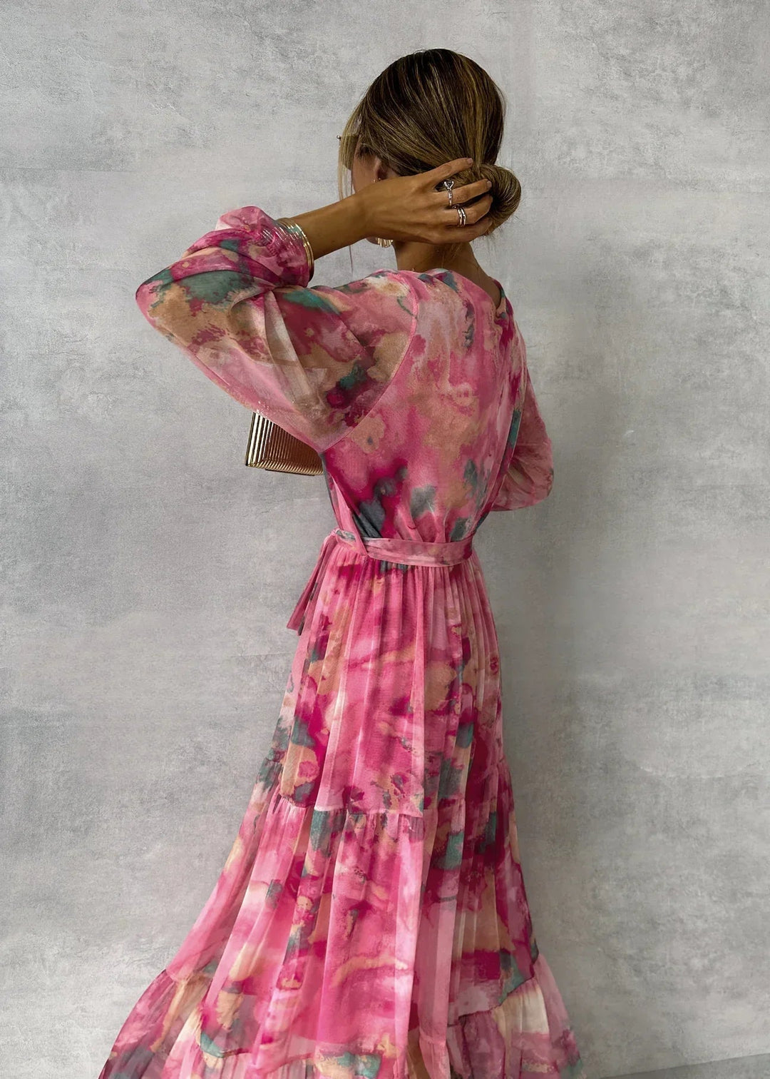 Hazel™ | Wrap Dress with Floral Print