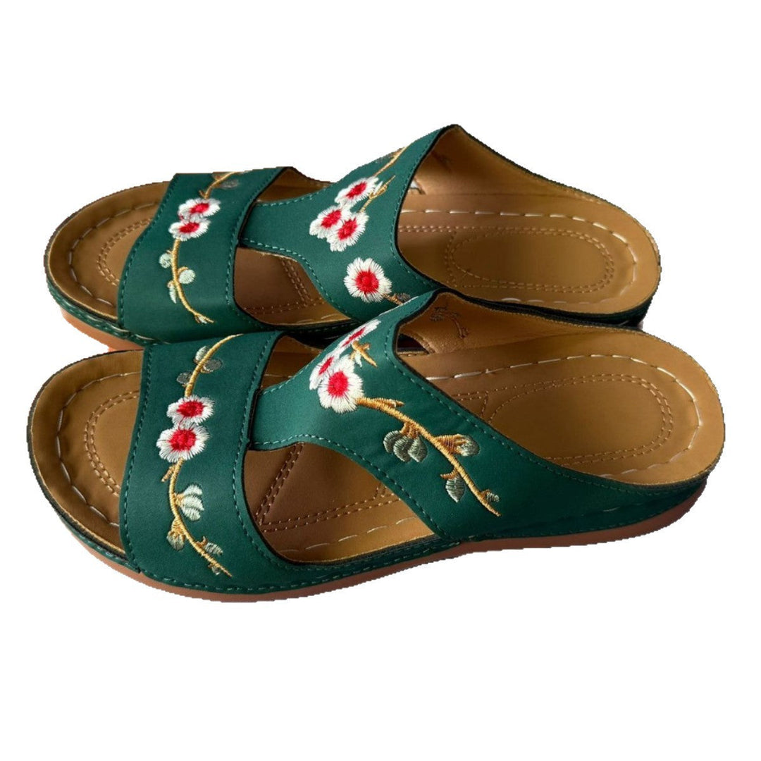 Blossom | Floral Orthopedic Slide Sandals