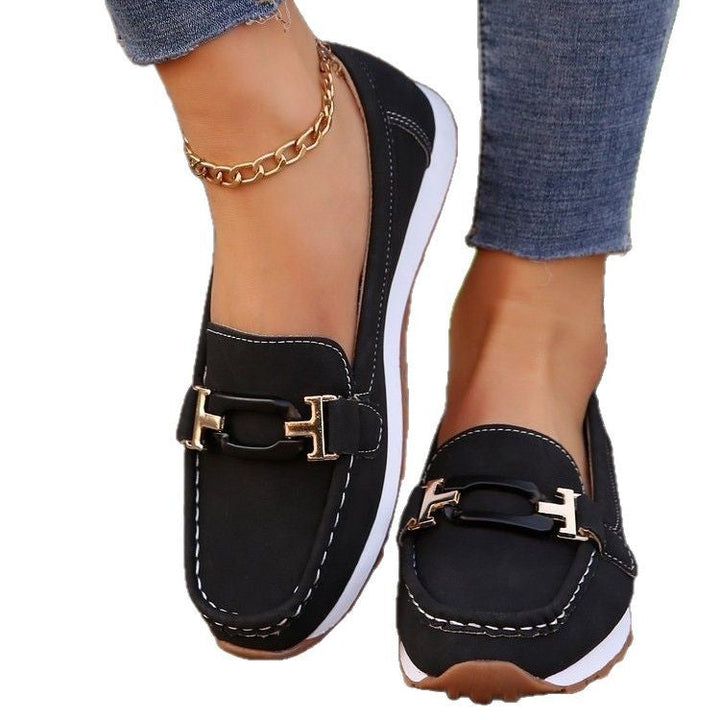 Naomi | Elegant Orthopedic Buckle Loafers