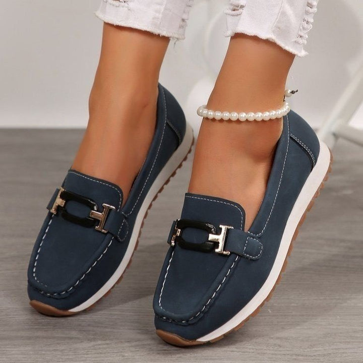 Naomi | Elegant Orthopedic Buckle Loafers
