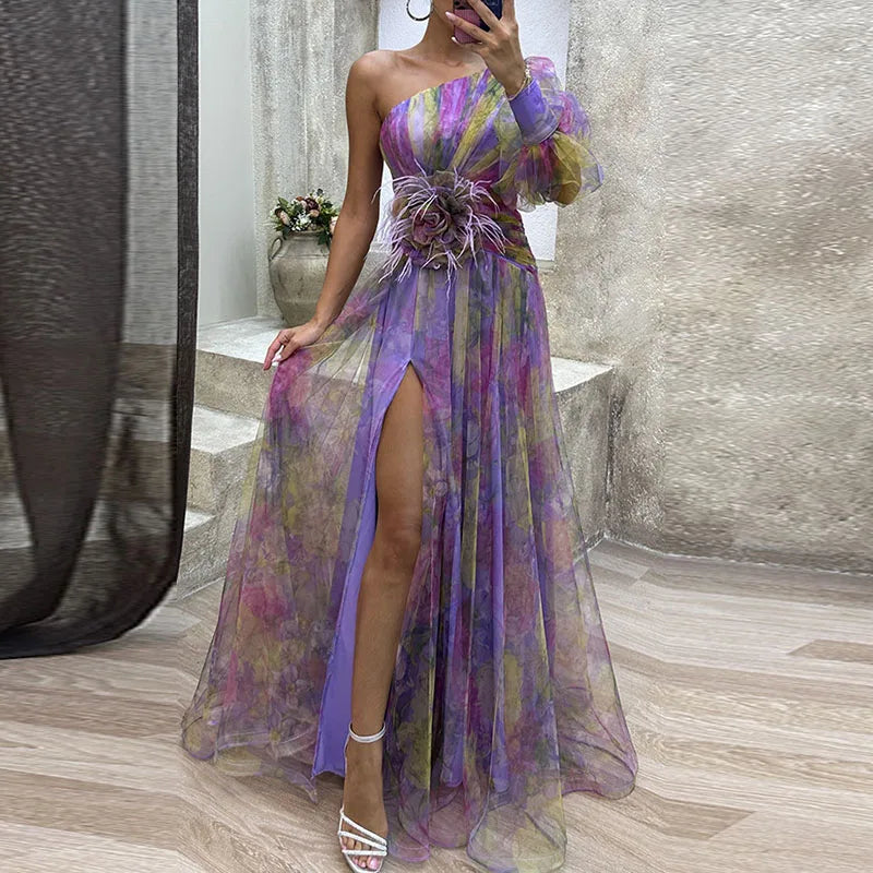 MAUREEN | FLOWY MULTICOLOR DRESS