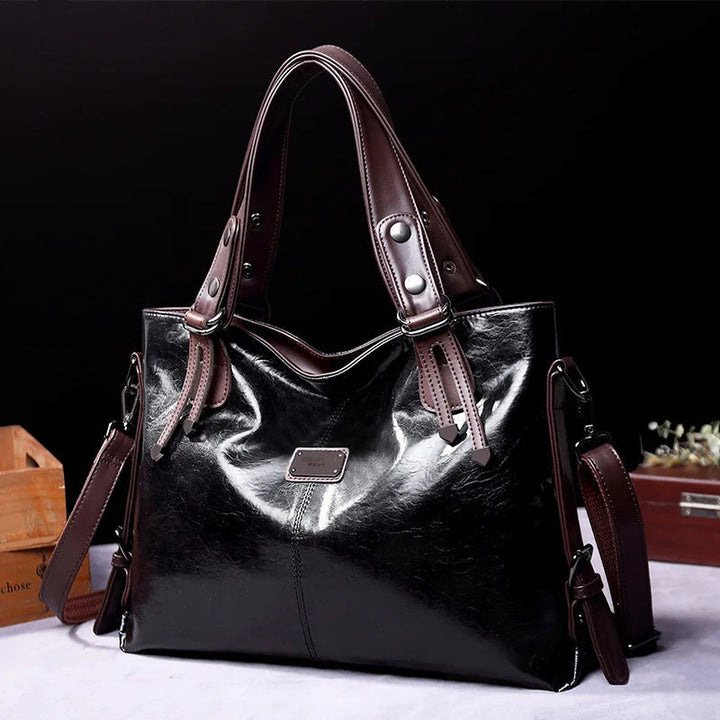 ARALYN - REFINED SOFT LEATHER TOTE BAG